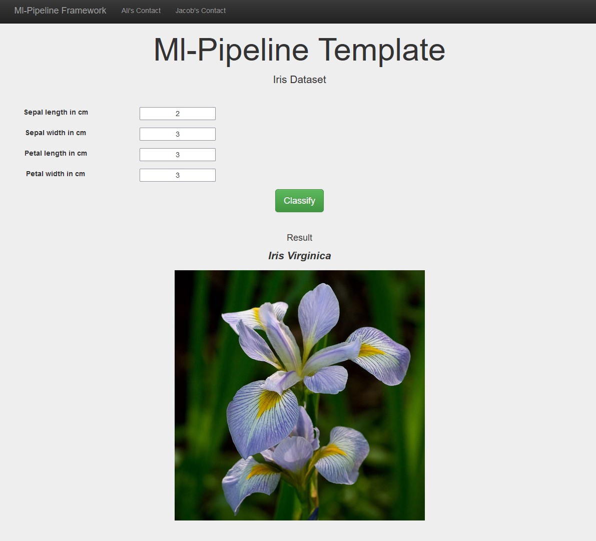 Machine Learning Pipeline screenshot